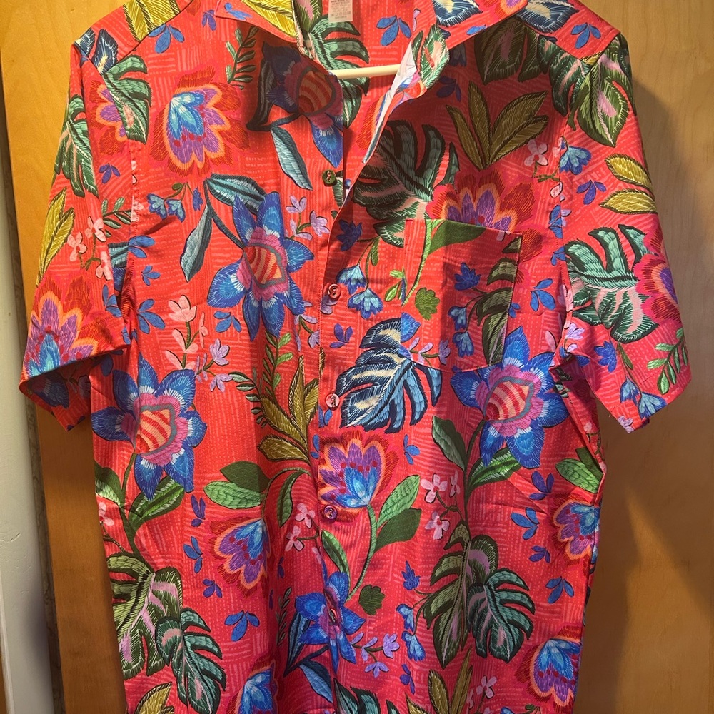 Johnny Was Floral Men's Shirt